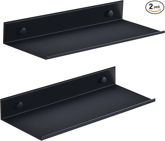 Adhesive Shower Caddy 2 Pack, Metal Shower Shelves for Inside Shower 30cm
