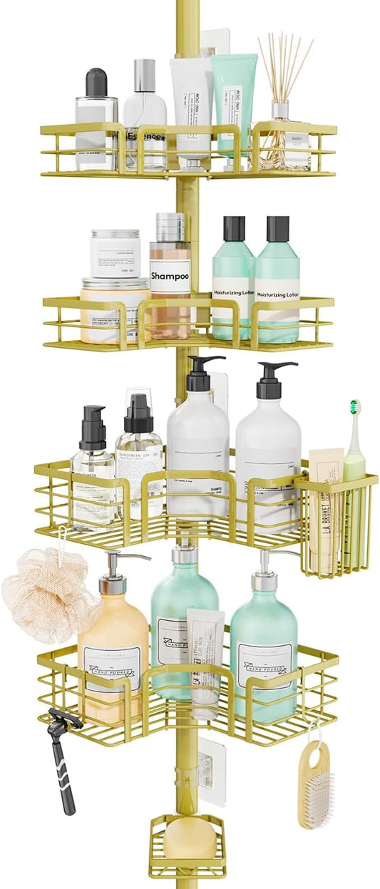 Shower Caddy Tension Pole, Gold