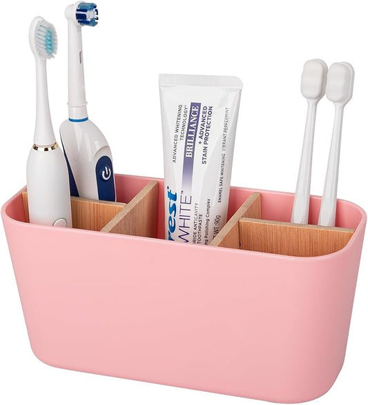 Toothbrush Holders for Bathrooms, Pink