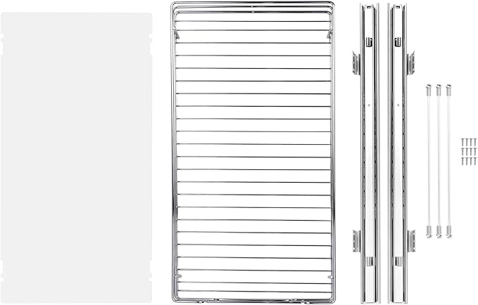 12.5"Wx21"Dx3.5"H Pull Out Cabinet Organizer
