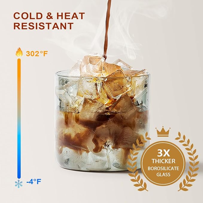 Glass Coffee Canister 900ml x 2 Jar