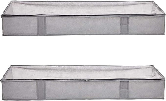 Amazon Basics Under Bed Storage Bags for Clothes and Blankets