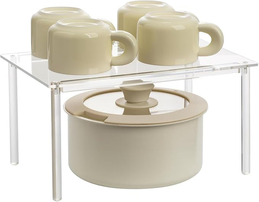 1 Pack Acrylic Cabinet Organizer, Kitchen Countertop Counter Organizer