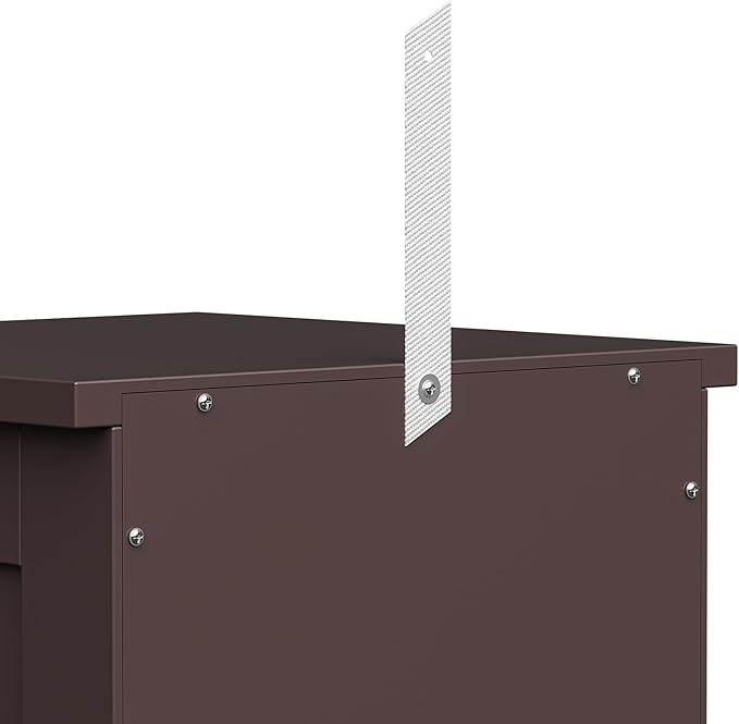 Bathroom Floor Storage Cabinet, Freestanding Wooden Side Organizer w/4 Drawers & Anti-Tip Kit for Bathroom Living Room Hallway Office Study, Coffee
