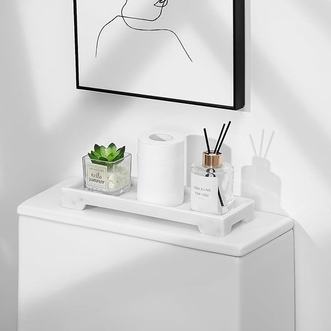 Bathroom Vanity Tray, Resin Toilet Tank Tray, Kitchen Trays
