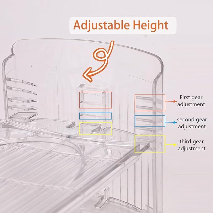 2 Pack Shoe Slots Organizer Adjustable Level Shoe Stacker Holder Storage Space