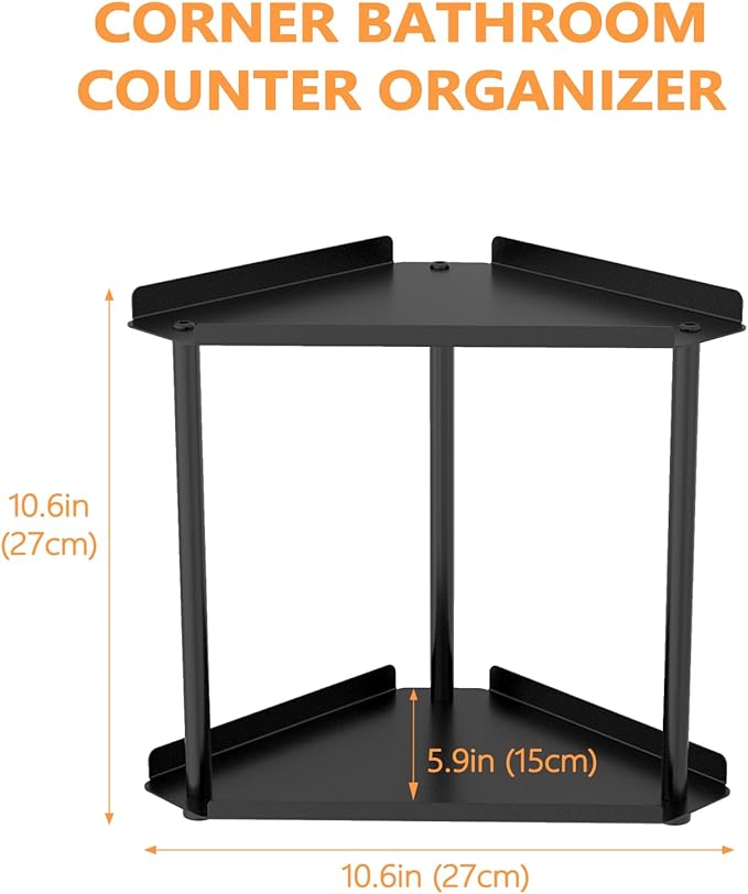 Corner Bathroom Counter Organizer, Bathroom Organizer Countertop
