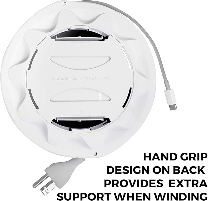HumanCentric Cord Winder for Macbook Charger Organizer, Cable Reel for Macbook Chargers, Travel Mac Charging Case for USB-C 29W and 30W, Apple Macbook Pro + Air Power Cord Storage Protector, Small