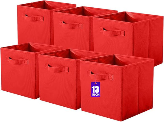 Foldable Fabric Storage Cubes, Cloth Organizer Drawer for Closet & Toys