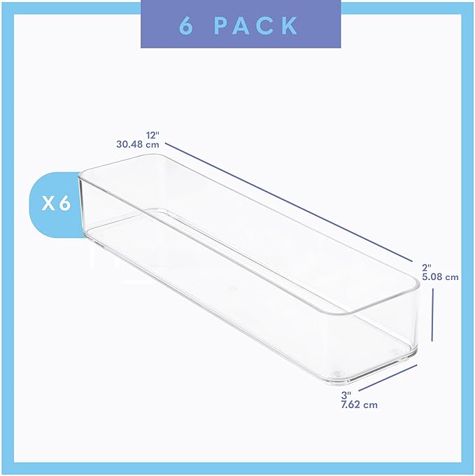 Plastic Clear Drawer Organizers. Bathroom, Kitchen, Bedroom, Gadgets