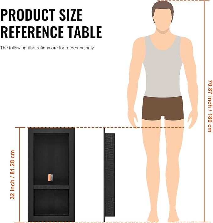 VEVOR Shower Niche Ready for Tile 16" x 32", Double Shelf Organizer, Square Corners Wall-inserted Niche Recessed, Sealed Protection Modern Soap Storage Niche for Shower Bathroom, Black