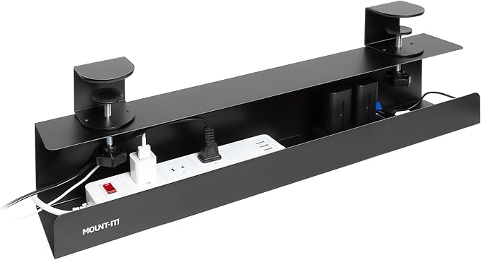 Mount-It! Under Desk Cable Management Tray