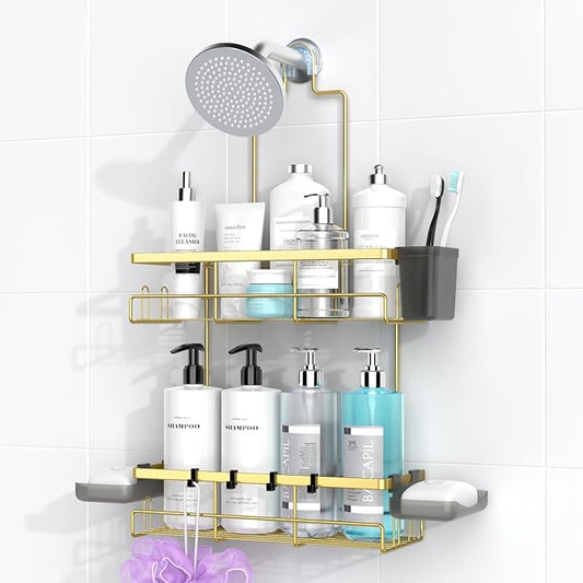 Shower Caddy Hanging Bathroom Organizer, Rustproof Shelf for Inside Shower