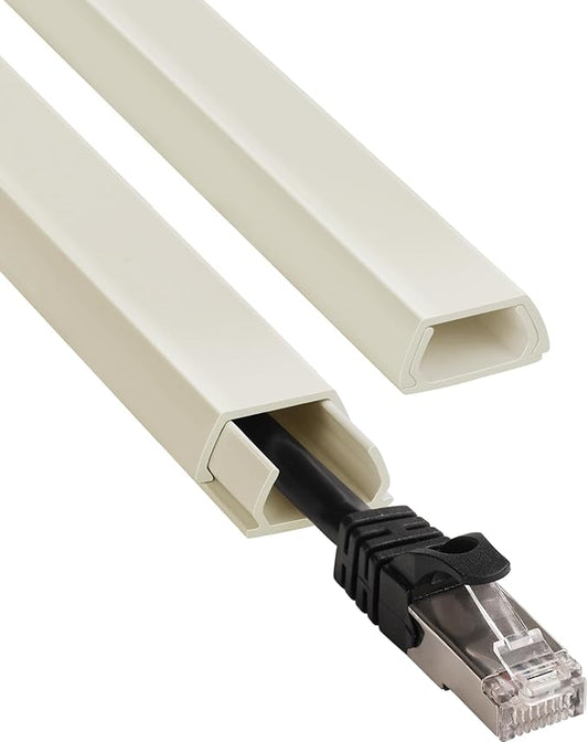Wall Cable Hider Kit, 116in TV Wire Hider for Wall, Beige