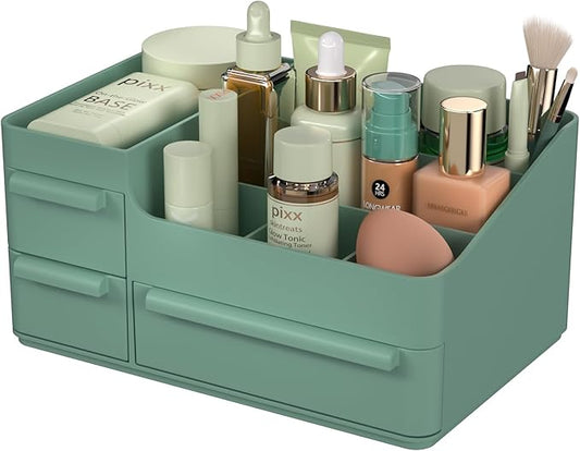 Makeup Organizer With Drawers, Countertop Organizer for Cosmetics