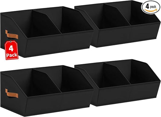 Closet Organizers and Storage Bins, Black
