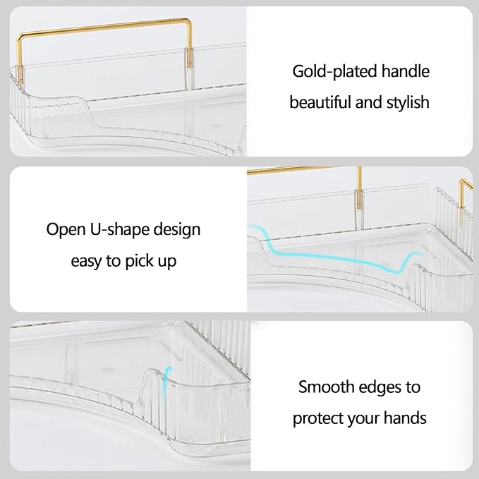 shuang qing 2-Tier Corner Bathroom Counter Organizer – Classic Storage Shelf for Makeup, Perfume & Toiletries, Space-Saving Countertop Tray Fits Bathroom, Dresser, Kitchen (Classic White)
