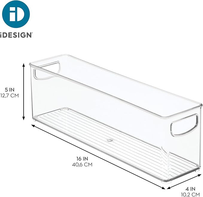 IDesign Plastic Stackable Pantry Bin