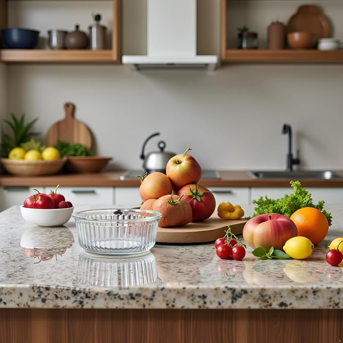 Small Round Glass Food Storage Containers with Lids