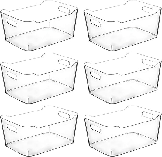 Clear Plastic Storage Bins, Pantry Organizers and Storage Containers