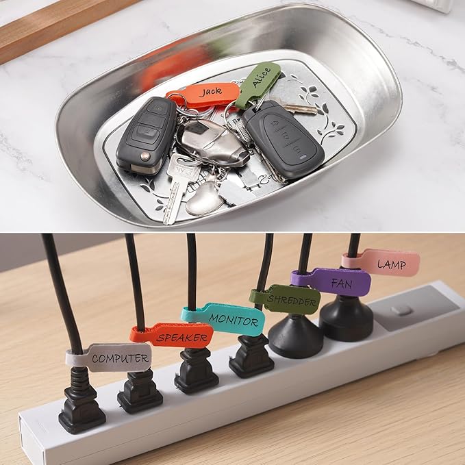 Cable Cord Labels Large Size, For Organizing Wires and Identification