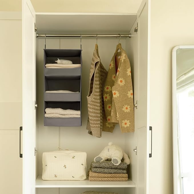 SAYS 3-Shelf Hanging Closet Organizer and Storage