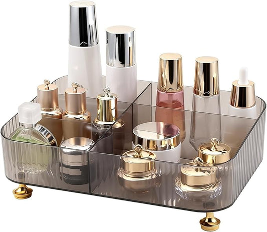 Makeup Organizer Countertop for Vanity, Grey