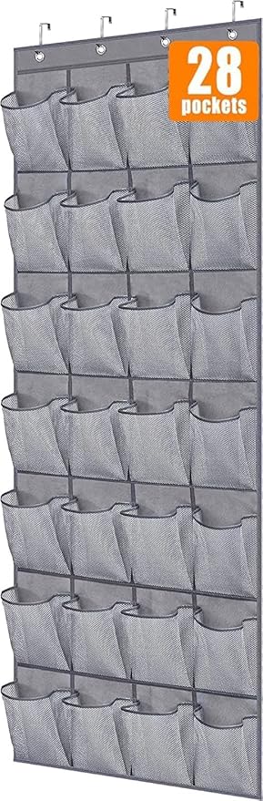 28 Large Pockets Hanging Shoe Rack Door Shoe Organizer Hanging Shoe Storage