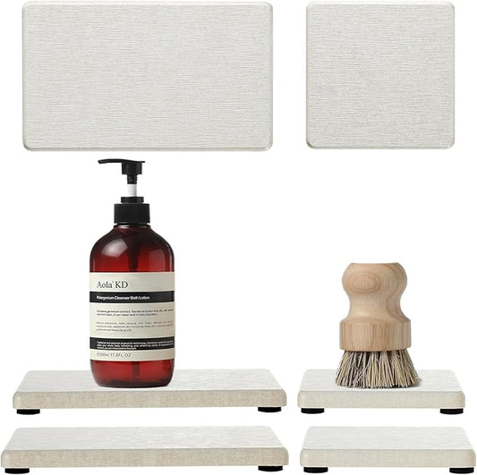4PCS Bathroom Sink Vanity Trays