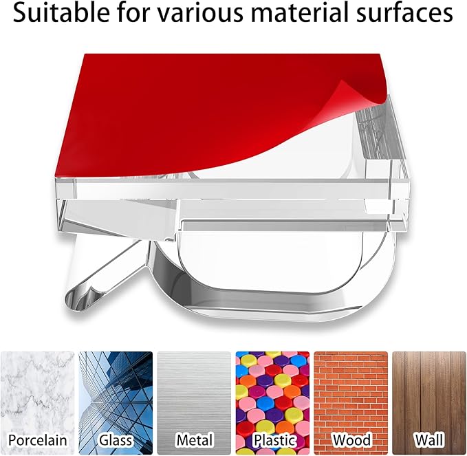 65Pcs Cable Clips, Adhesive Cable Organizer Cord Holder Wire Clip Wire Management Self Adhesive Hooks Wire Holder for Office, Home(Transparent, 65PCS-Large)