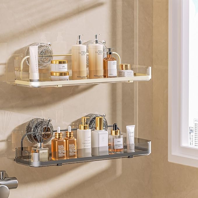 Suction Cup Shower Caddy, Clear