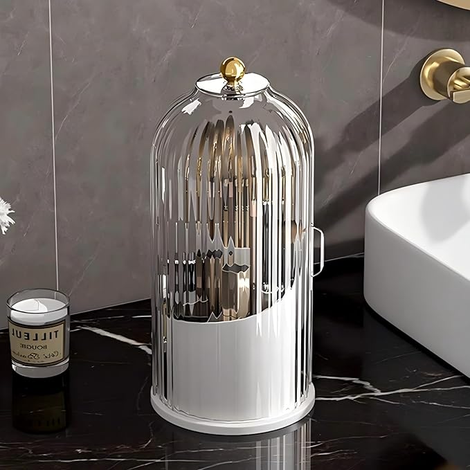 Dustproof Toothbrush Holders with Cover, Transparent