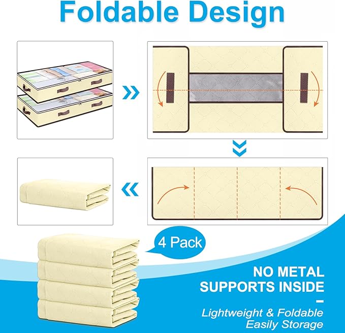 90L Under Bed Storage Containers, Closet Organizers and Storage Bins