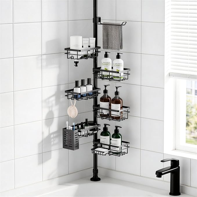 Shower Caddy Organizer Tension Pole