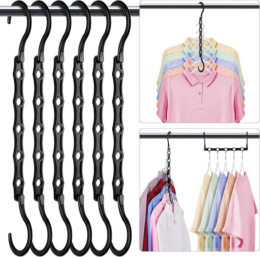 DAY Closet Organizers and Storage 6 Pack, College Dorm Room Essentials