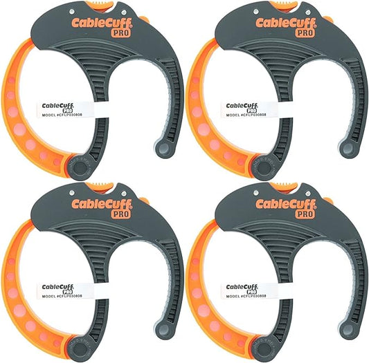 (4 Pack, 4x Large 3 Inch Diameter) Adjustable, Reusable