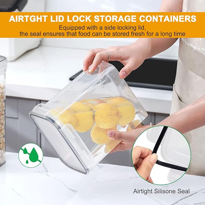 8 Pack Airtight Food Storage Containers with Lids