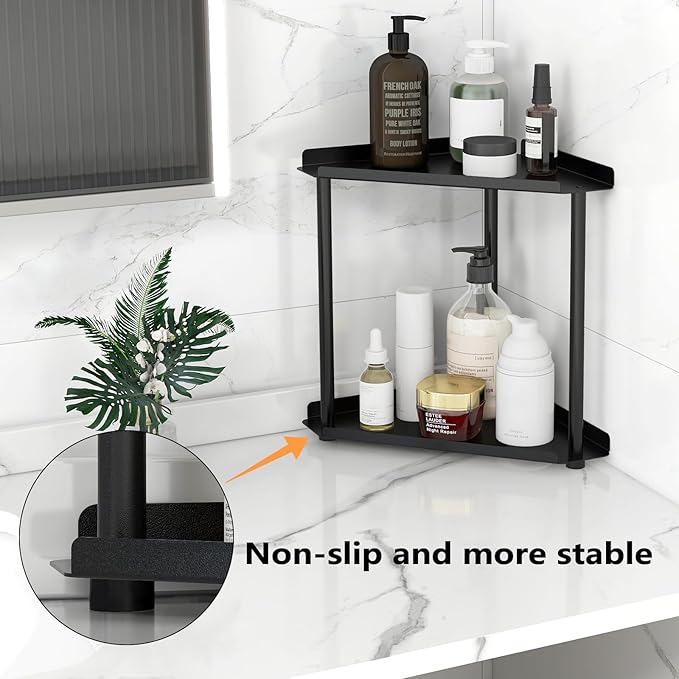 Corner Bathroom Counter Organizer, Bathroom Organizer Countertop