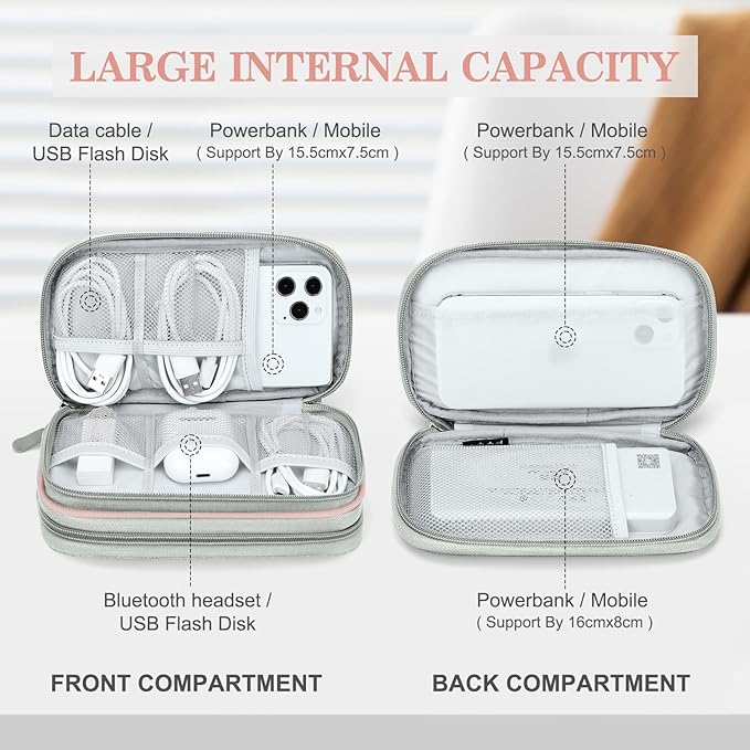 Electronic Organizer, Earphone-Light Pink