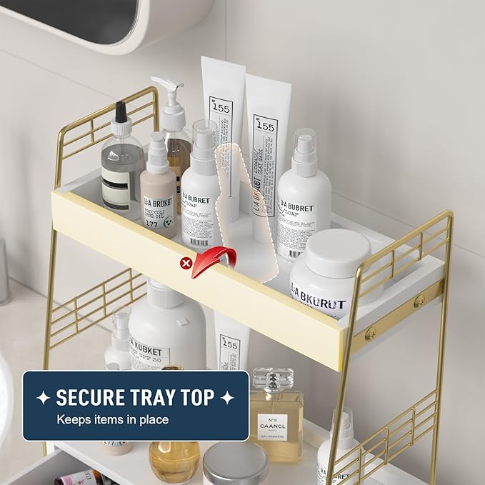 Bathroom Counter Organizer with Drawer
