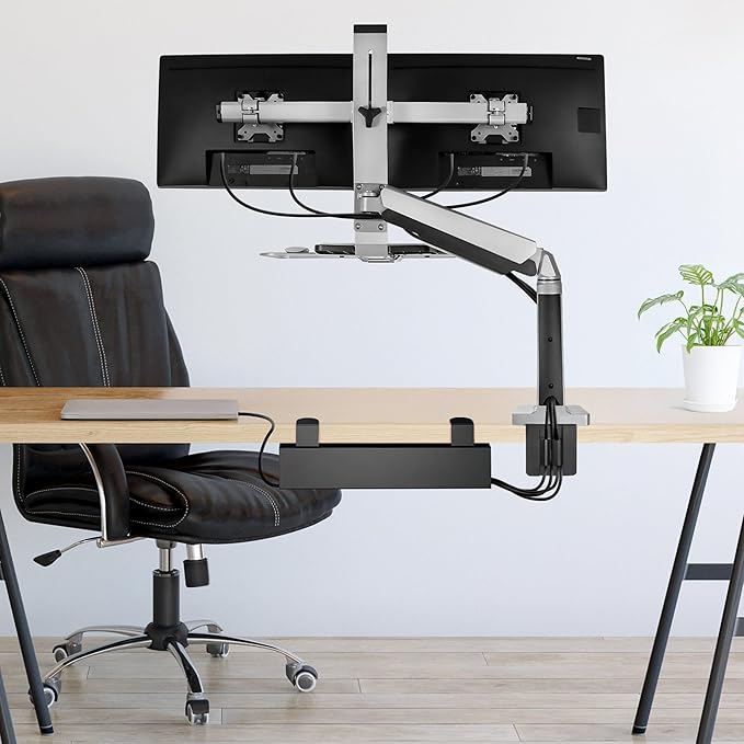 Mount-It! Under Desk Cable Management Tray