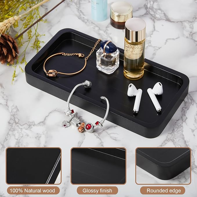 8" Bathroom Vanity Tray for Counter