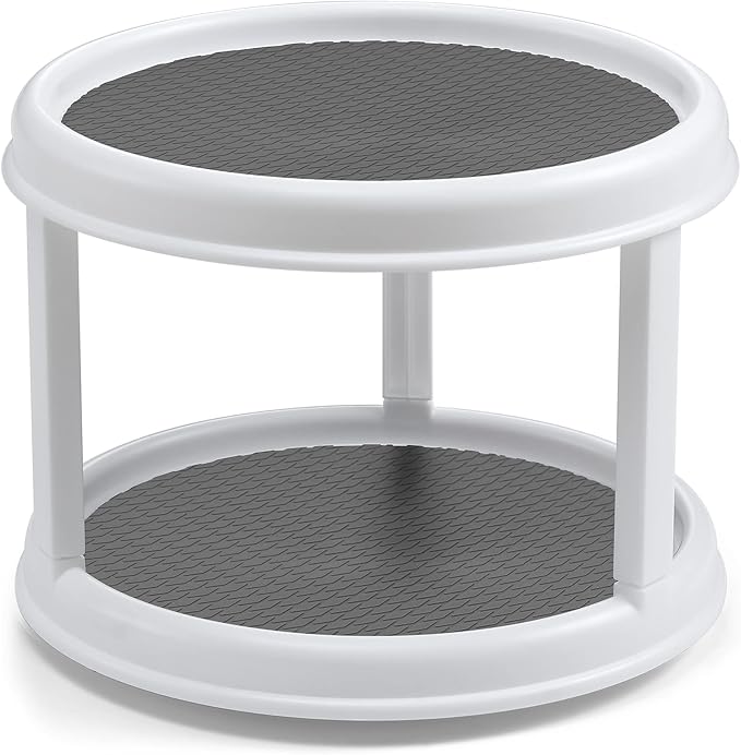 2 Tier 10" Turntable Lazy Susan Spice Organizer