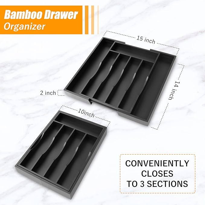 Kitchen Silverware Drawer Organizer and Storage Kitchen Gadgets Best Sellers