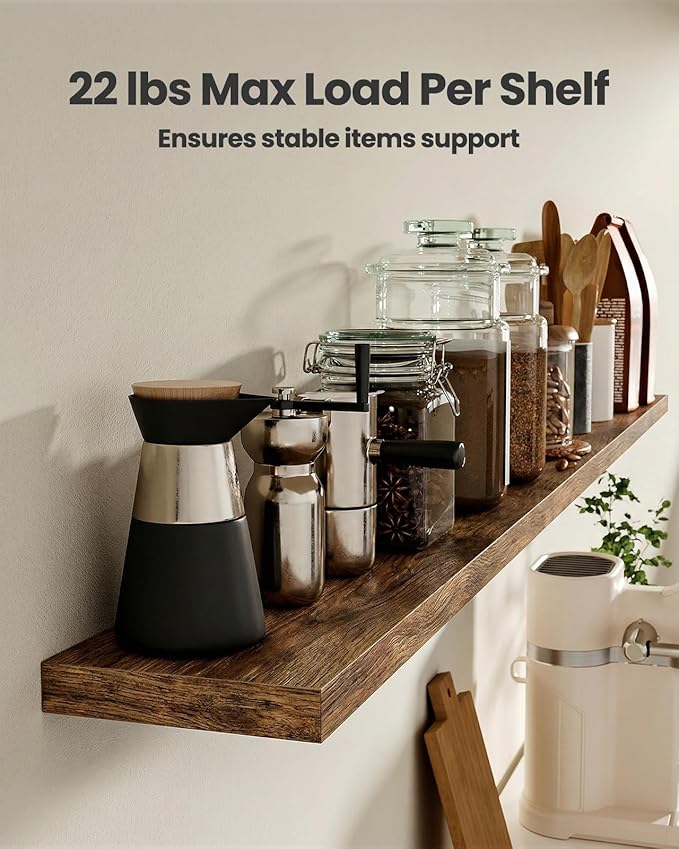 HOMEFURNISHING 35.4" L Floating Shelves, AMFS45V