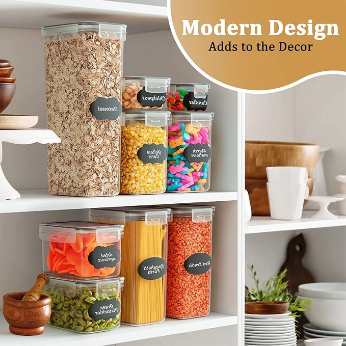 8 Pack Airtight Food Storage Containers with Lids
