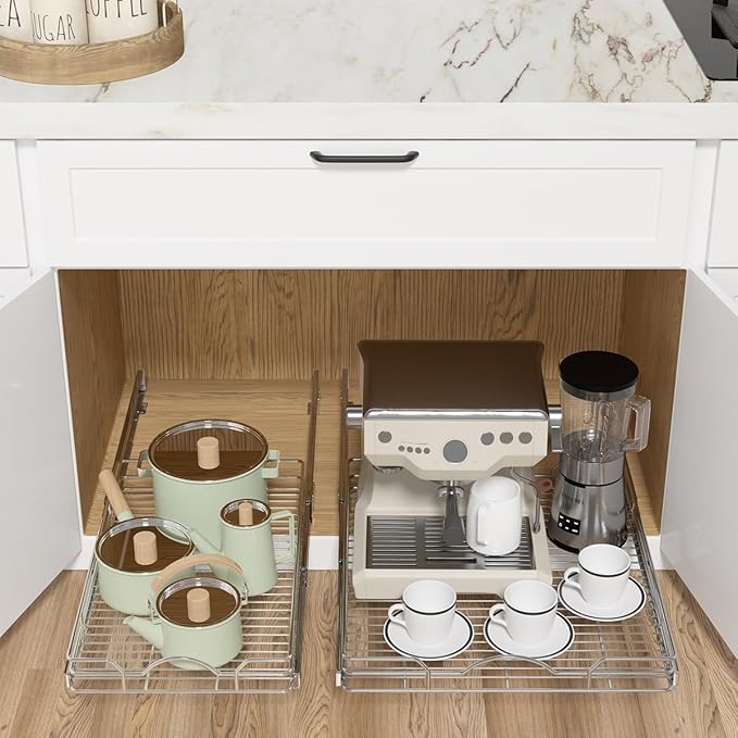 Pull Out Cabinet Organizer (18" W x 21" D), Pull out Drawers