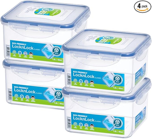 & LOCK Easy Essentials Storage Food Storage Container Set / Food Storage Bin Set
