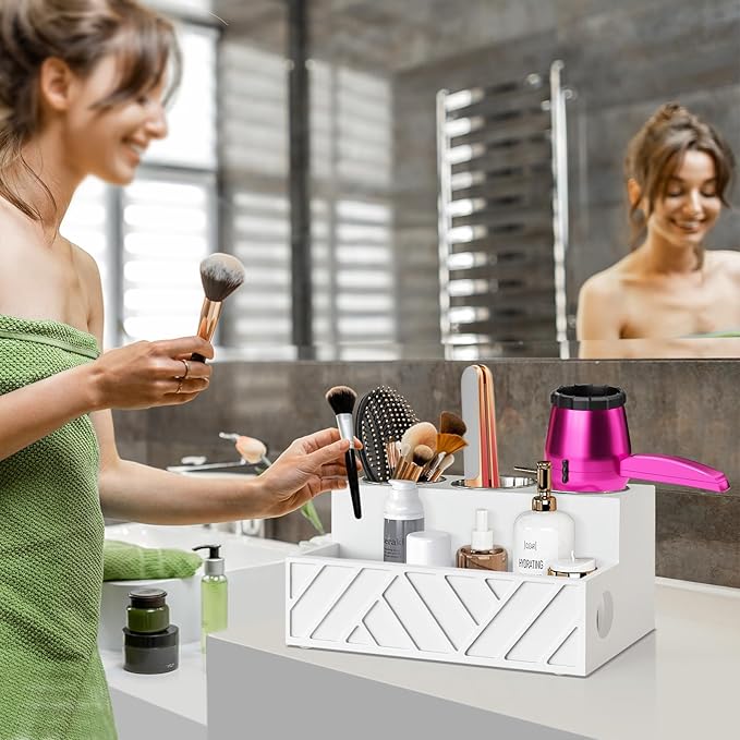 Hair Tool Organizer, Hair Dryer Holder Wall Mounted
