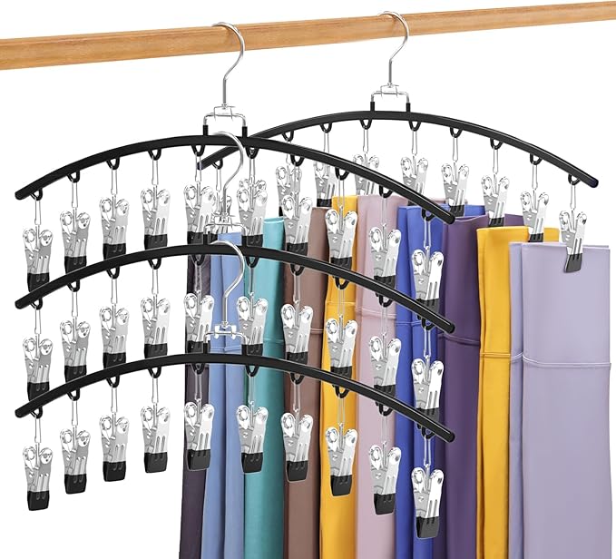 4 Pack Closet Organizers and Storage for Legging